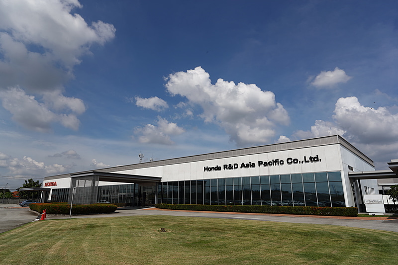 タイにあるホンダ系列の自動車研究開発拠点「Honda R&D Asia Pacific」、通称HRAP