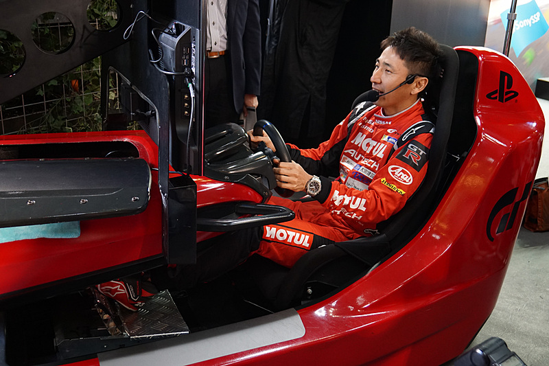 松田選手はタイムアタックで2分6秒078を記録