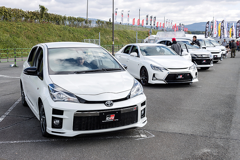 トヨタは新たに立ち上げた「GR」シリーズを展示