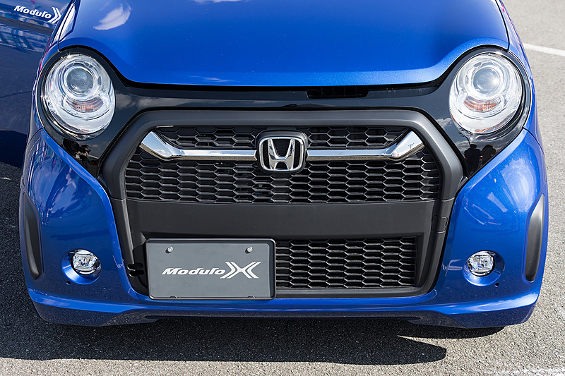 フロントは専用グリルと専用エアロバンパーを装着