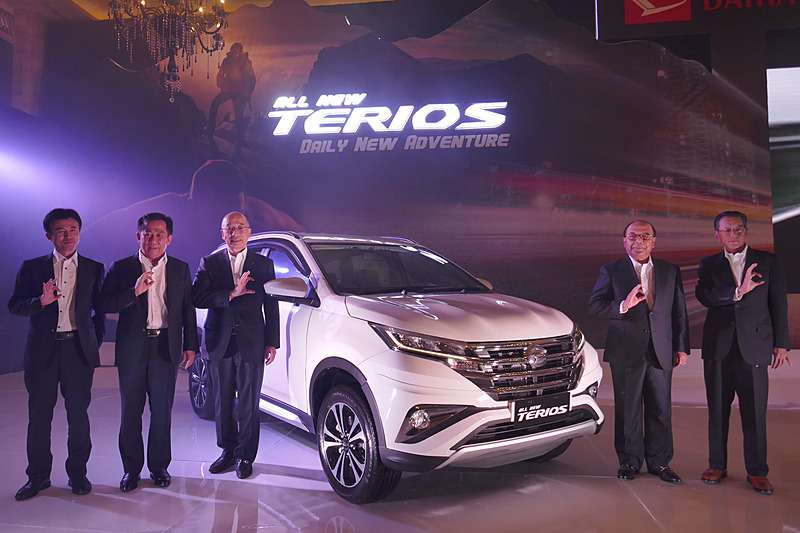 新型「テリオス」発表会の様子