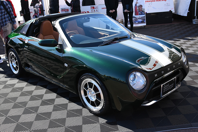 ホンダアクセスの有志によって結成されたN Lab.　そのN Lab.の量産検討モデルが「S660 Neo Classic Prototype」。リクエスト次第で量産があり得るかも