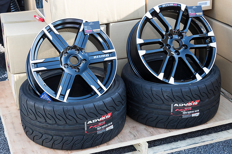 ホイールなどが特価販売されていたニスモパーツセール