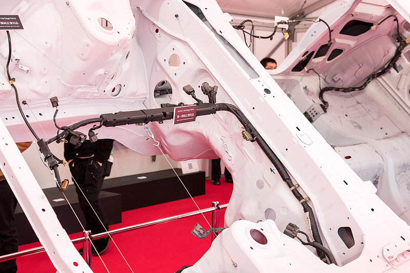 再生産するパーツが分かりやすく展示されていた