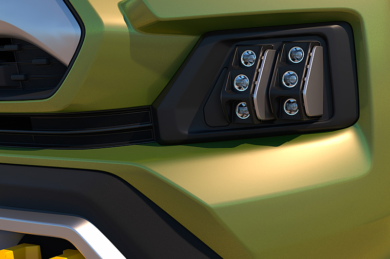 フォグランプは取り外し可能とし、懐中電灯やマウンテンバイク用ライトとしても活用できる