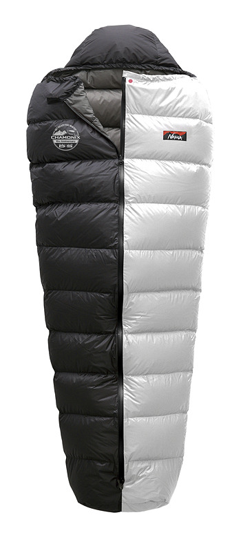NANGAのシュラフ「NANO CENTERZIPPER 500 CHAMONIX」（5人）
