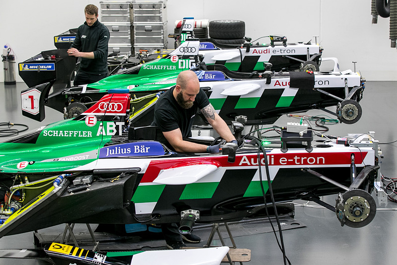 2017/2018年シーズンからニューマシンの「Audi e-tron FE04」を投入