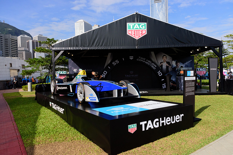 特設サーキット内には特設のイベントスペースが設けられている