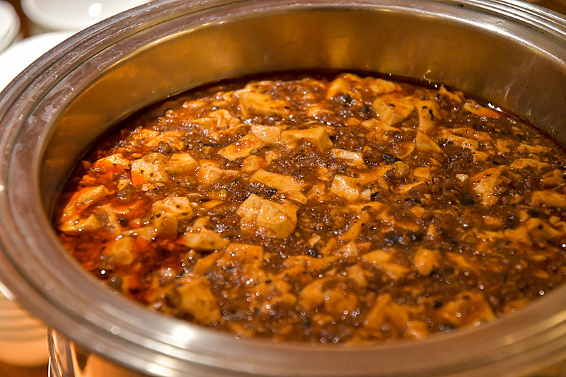 ホテルツインリンク特製の麻婆豆腐