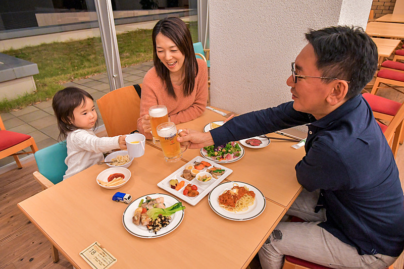 久しぶりに生ビールでカンパーイ！