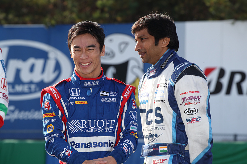 ホンダの八郷社長も同席して行なわれた「Honda Racing Dream Kart Cup」。バトン選手や佐藤琢磨選手、ストフェル・バンドーン選手など豪華な顔ぶれが参加