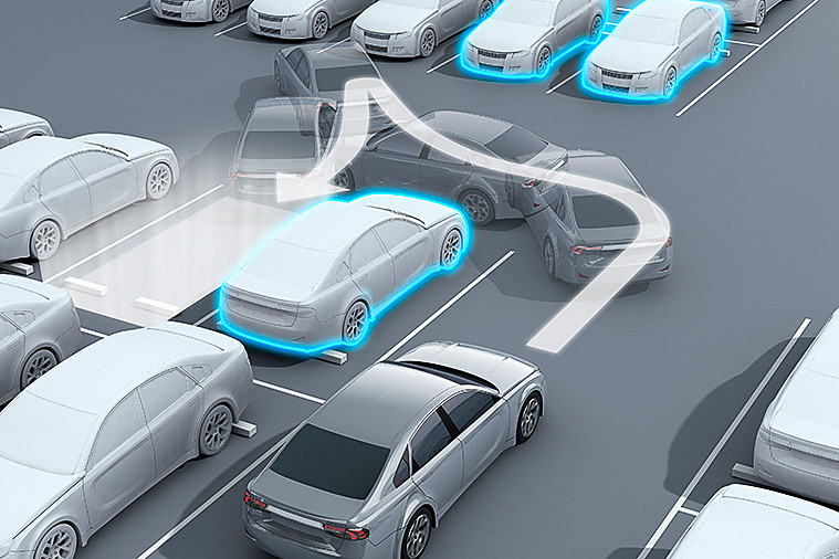自動駐車支援技術のイメージ