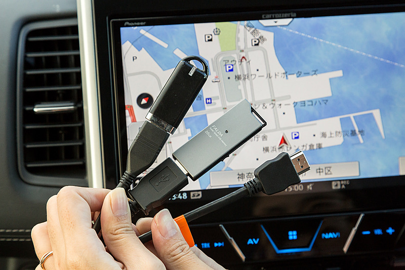 USBの入力端子は2系統。HDMIは入出力ともに1系統ずつ用意される