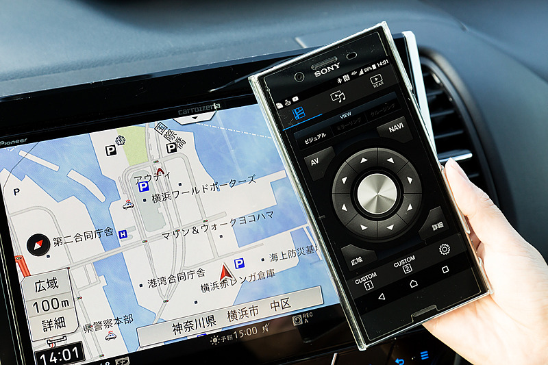 スマートフォンをスマートコマンダーのように使える「リアスマートコマンダー」