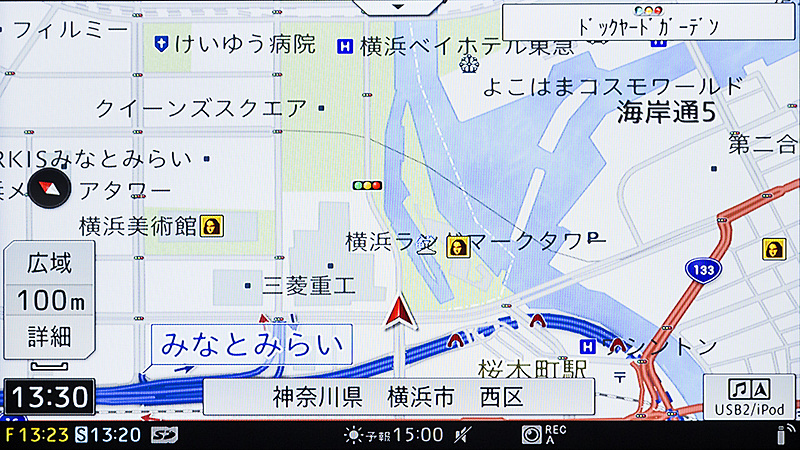 100mスケール（文字拡大）