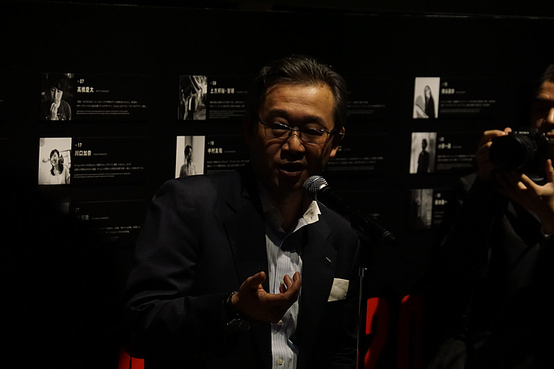 アウディ ジャパン 株式会社 代表取締役 齋藤徹氏も開場に登場して乾杯の挨拶を行なった