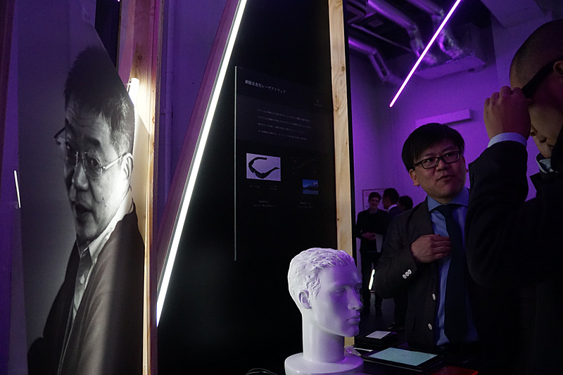 イノヴェイターの取り組みを紹介する展示