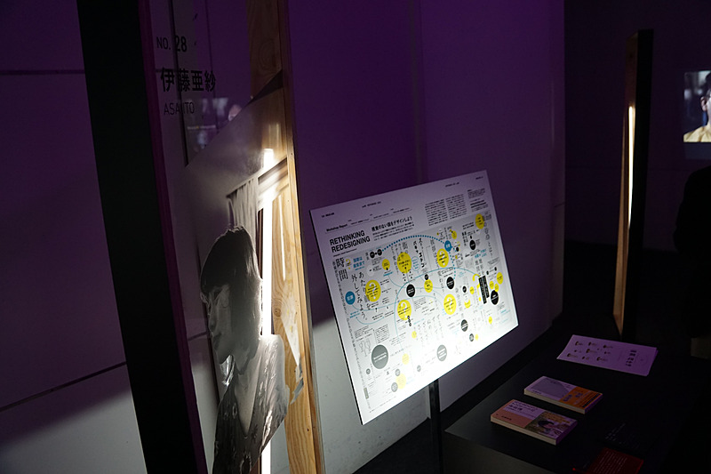 イノヴェイターの取り組みを紹介する展示