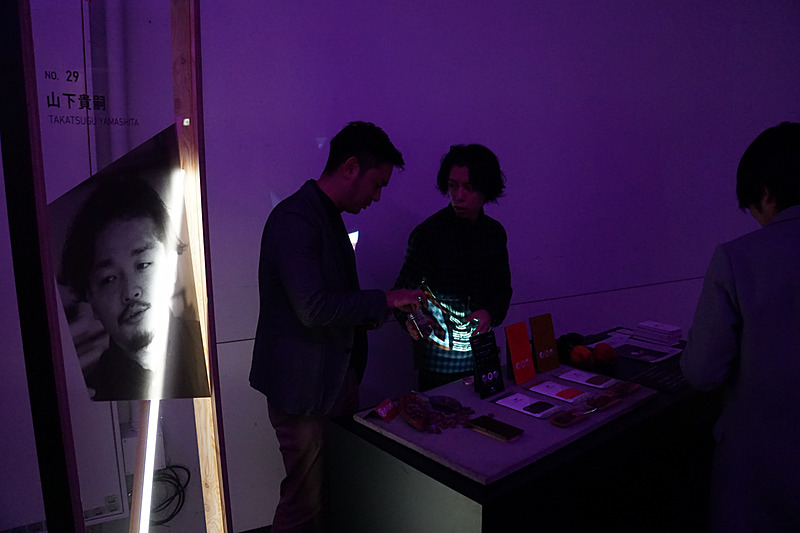 イノヴェイターの取り組みを紹介する展示