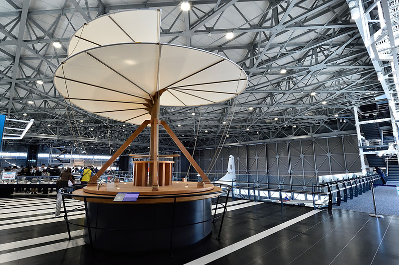 レオナルド・ダ・ヴィンチが設計したというヘリコプター