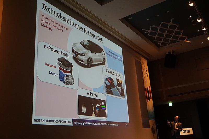新型リーフの改良への取り組みを示したスライド