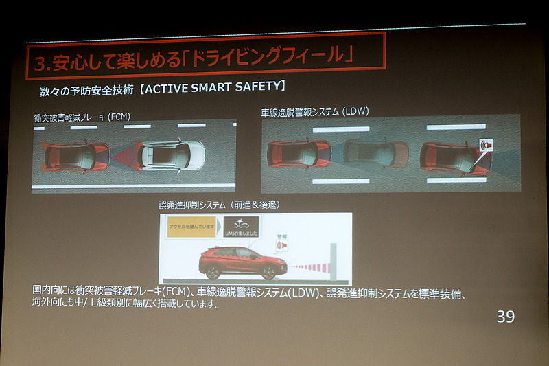 予防安全技術「ACTIVE SMART SAFETY」