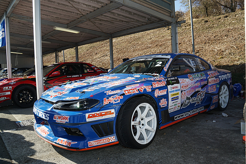 ドリフトコースではドリフト車両の同乗体験イベント