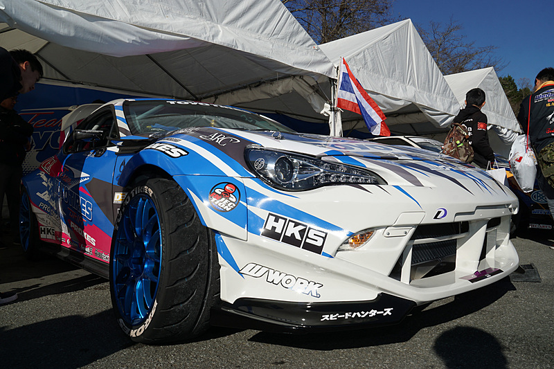 ドリフトコースではドリフト車両の同乗体験イベント