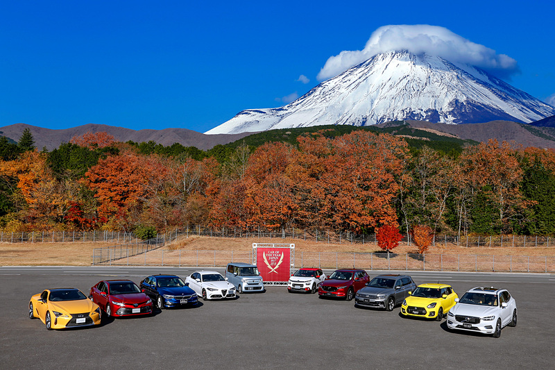10ベストカー試乗会時の記念撮影