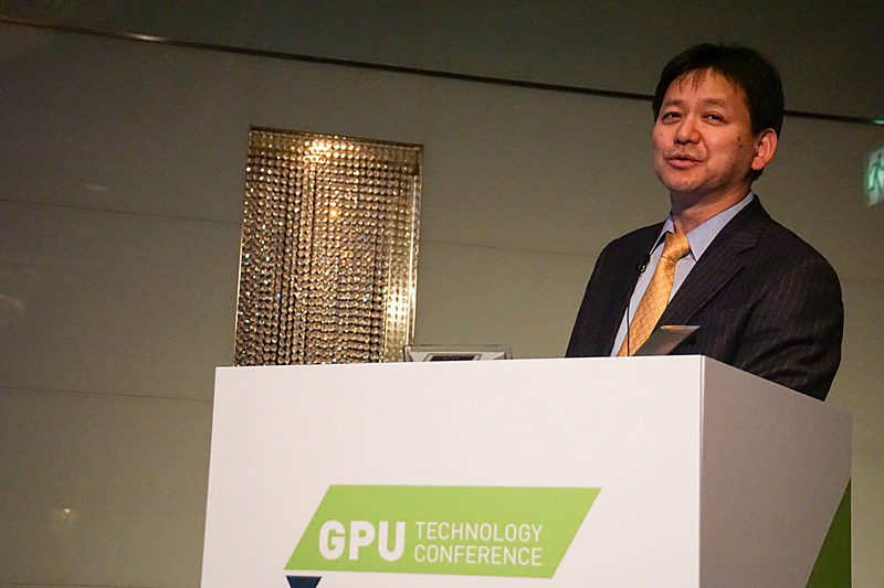 「GTC Japan 2017」のセッションに登壇した株式会社本田技術研究所 四輪R&Dセンター 統合制御開発室ADブロック 主任研究員の安井裕司氏