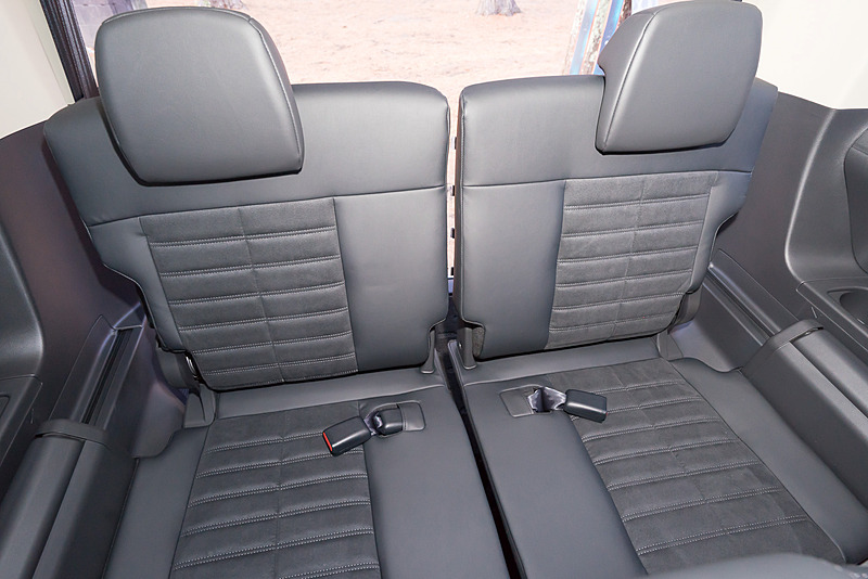 3列目シートもしっかりしていて、補助的な役割でなくても使えそうだ