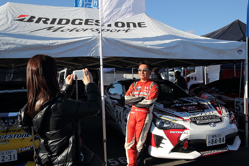 2017年最後のレースなのに、TGRFのリハーサル日ということで家族などの関係者しか招待できない寂しさ