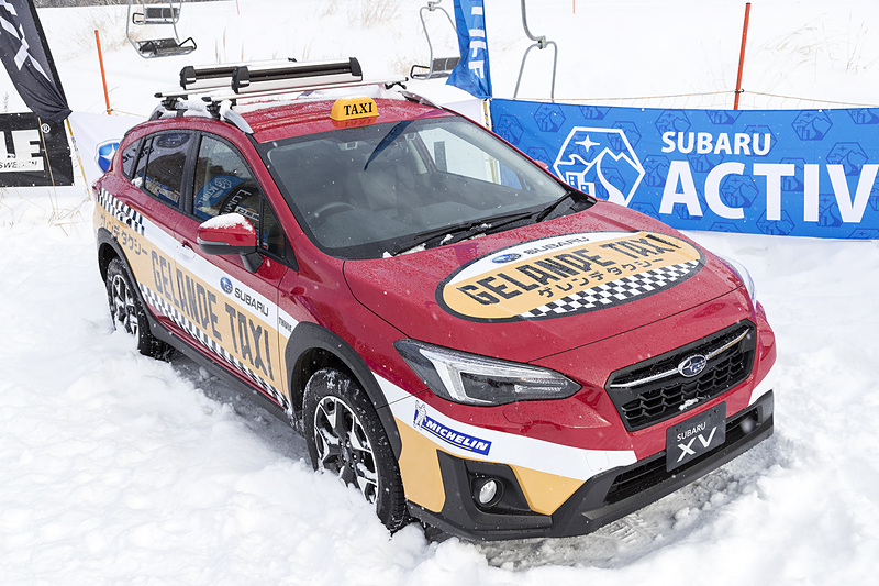 撮影ゾーンに用意された車両