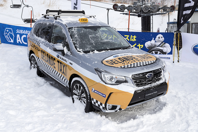 撮影ゾーンに用意された車両