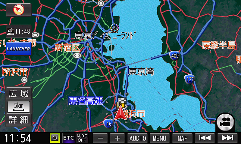 5kmスケール