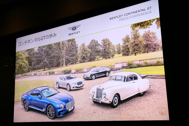 歴代コンチネンタル GTと、コンチネンタル GTのデザインベースとなった1952年に発売された「Rタイプ コンチネンタル」