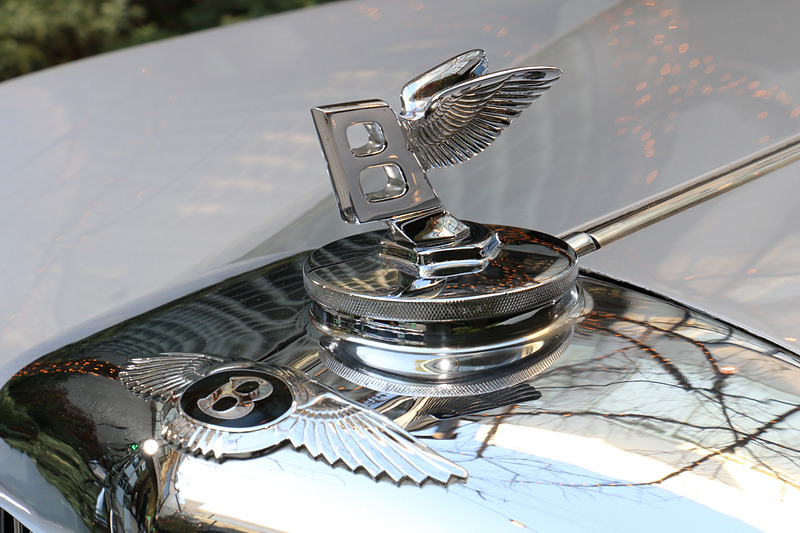 発表会の会場には、1955年式のベントレー Rタイプ コンチネンタルも展示された