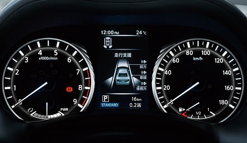 アナログメーターのリング照明をグレーに変更