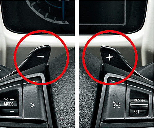 全車にマニュアルモード付パドルシフトを装備