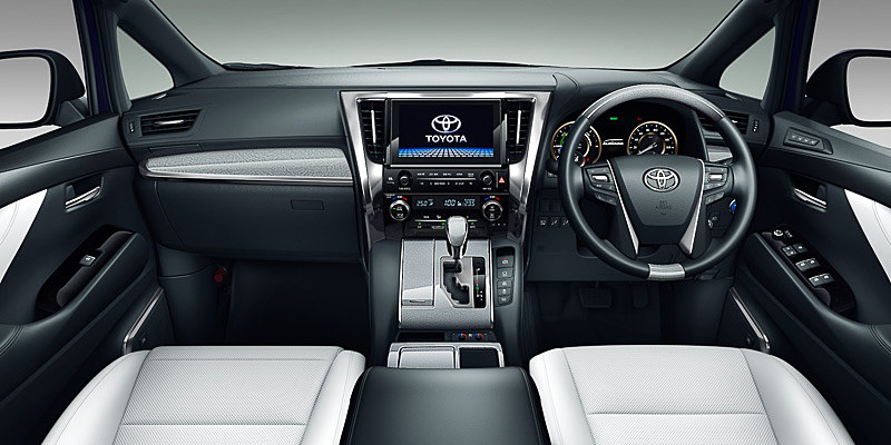 アルファード HYBRID Executive Lounge S＜オプション装着車＞（内装色：ブラック＆ホワイト）のインテリアイメージ