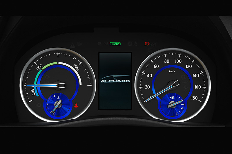 ハイブリッド車専用のオプティトロンメーター（メーター照明度コントロール付）