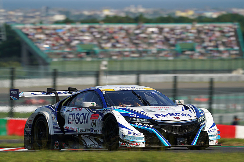 2017年のSUPER GTで実際のレースに使用された「Epson Modulo NSX-GT」
