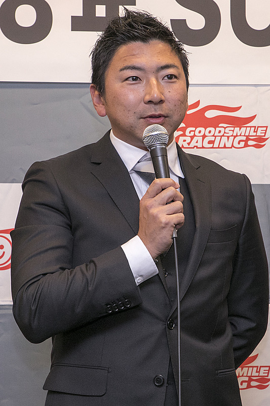 ドライバーの片岡龍也選手。勝ったから挑める連覇というものを今度こそ手に入れたいと語った