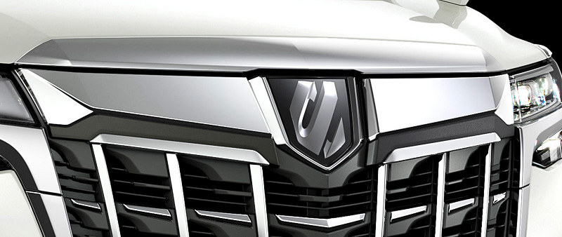 アルファード用のフロントグリルカバー（5万4000円）