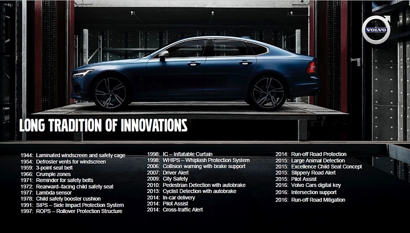 ボルボでは多岐にわたる安全技術を開発し、製品に導入している