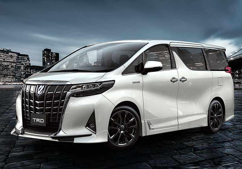 「アルファード」ノーマルボディの装着イメージ