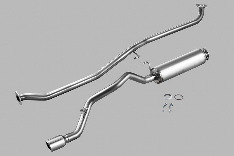 N-ONE OWNER'S CUPの参戦車両でも装着可能な「スポーツエキゾーストシステム」（7万3440円）
