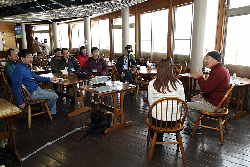 班ごとの質疑応答/休憩時間に、日下部氏と竹岡氏のトークショーも開催。終始リラックスした雰囲気で進行された