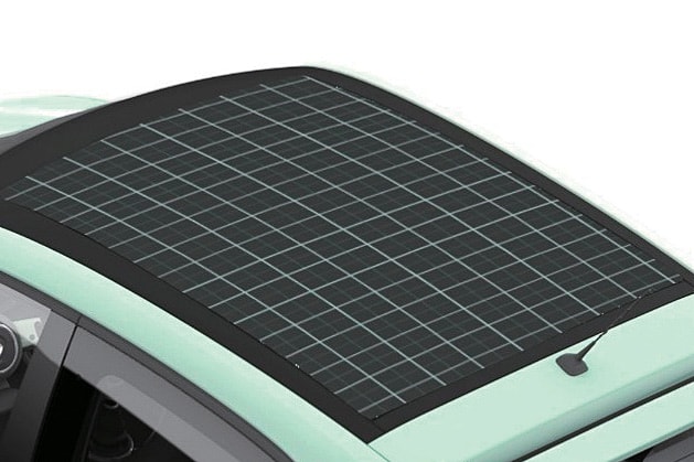 キャンバストップも専用のチェック柄となる