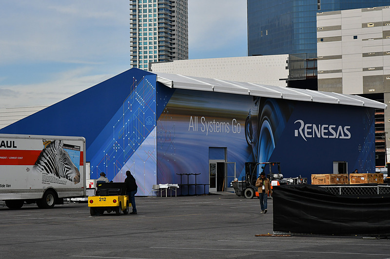 ルネサス エレクトロニクスのブース